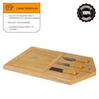 Tabla de Quesos Mr Grill + Set de Utensilios